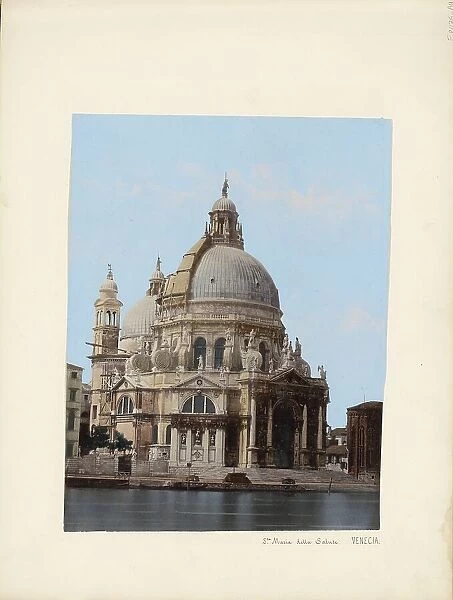Exterior of Santa Maria della Salute in Venice, 1850-1876. Creator: Anon