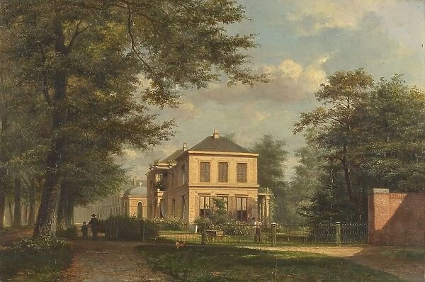 Exterior of the Zorg Vrij at the Kleine Houtweg in Haarlem, 1883. Creator: Everhardus Koster