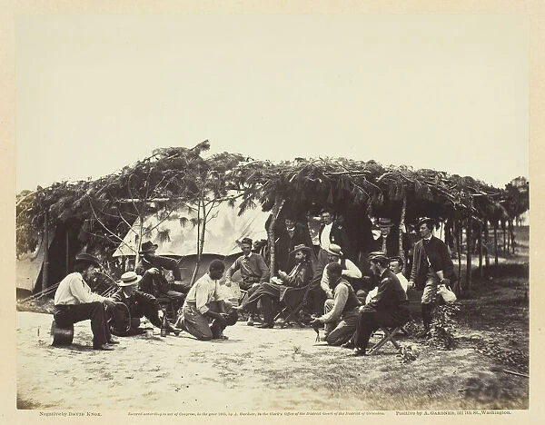 A Fancy Group, in Front of Petersburg, August 1864. Creator: David Knox