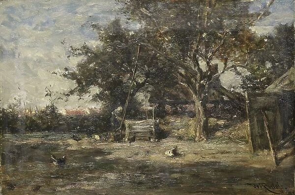 Farmyard at Noorden, 1870-1897. Creator: Willem Roelofs