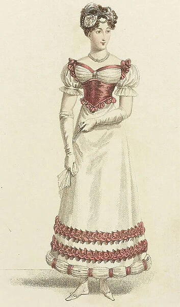 Fashion Plate (Parisian Ball Dress), 1821. Creator: John Bell