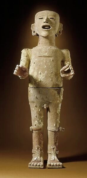 Figure of Xipe Totec, AD 1200-1400. Creator: Unknown