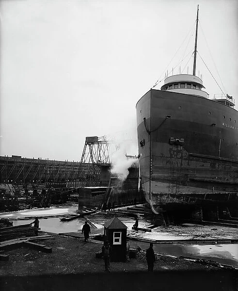 Floating dry dock, Great Lakes Engineering Works, 1906. Creator: Unknown