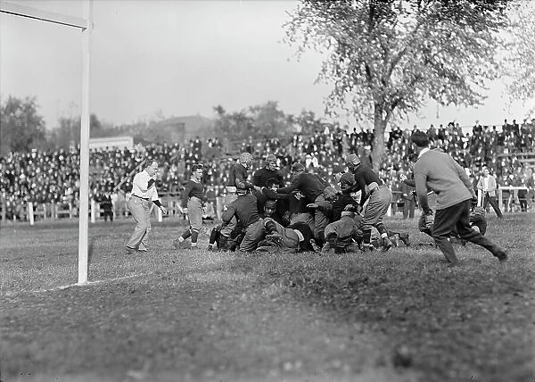 Football - Georgetown-Carlisle Game; Glenn Warner, 1912. Creator: Harris & Ewing. Football - Georgetown-Carlisle Game; Glenn Warner, 1912. Creator: Harris & Ewing