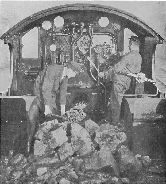 On the Footplate of a Great Western Express Engine, 1926