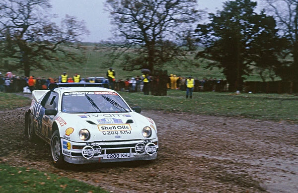 Ford RS200, Mark Lovell, 1986 RAC Rally. Creator: Unknown