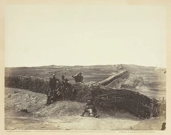 Fortifications on Heights of Centreville, Virginia, March 1862