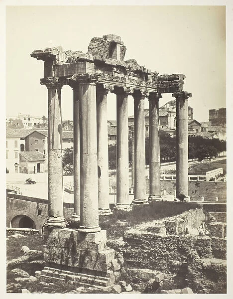 Forum Romanum, Rome, 1854  /  57. Creators: Bisson Freres, Louis-Auguste Bisson