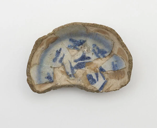Fragment (foot) of a bowl, (12th century?). Creator: Unknown