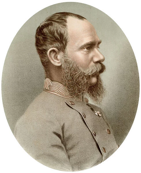Franz Josef I, Emperor of Austria, 19th century. Artist: Cassell, Petter & Galpin