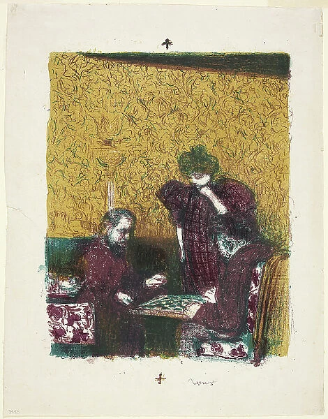 The Game of Checkers, 1899. Creator: Edouard Vuillard
