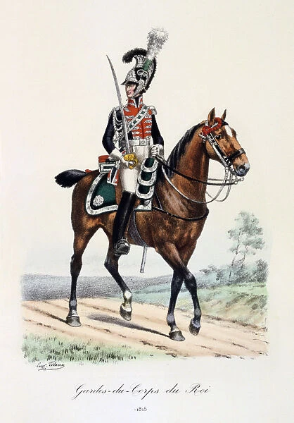 Gardes-du-Corps de Roi, 1815 Artist: Eugene Titeux