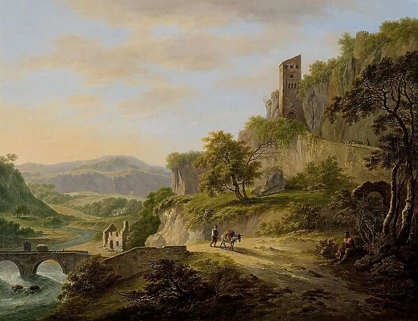 Gezicht op Civita Castellana, 1792-1809. Creator: Daniel Dupré