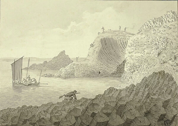 Giant's Causeway, 1772. Creator: John Cleveley the Younger