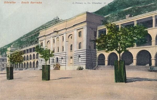 Gibraltar - South Barracks, 1900
