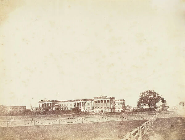 Government House, Calcutta, 1850s. Creator: Unknown