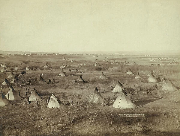 The Great Hostile Camp, 1891. Creator: John C. H. Grabill
