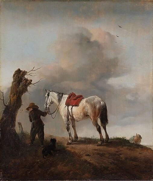 The Grey Horse, c.1646. Creator: Philips Wouwerman