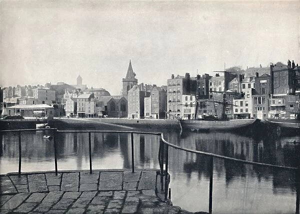 Guernsey - The Old Harbour, 1895