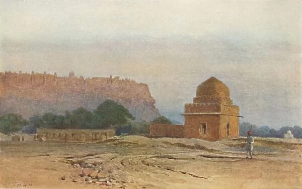 Gwalior Fort Before Sunrise, c1880 (1905). Artist: Alexander Henry Hallam Murray