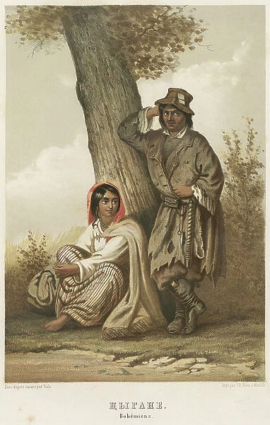 Gypsies, 1862. Creator: Karl Fiale