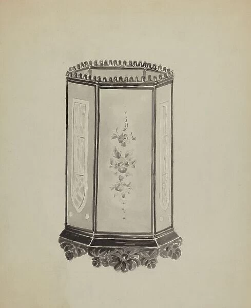 Hall Candle Lantern, c. 1936. Creator: Blanche Waterbury