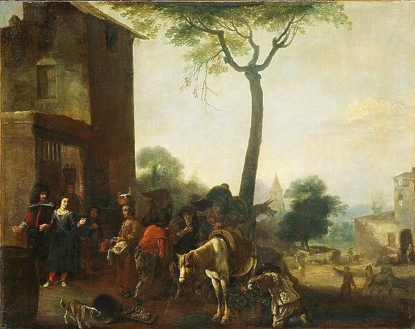 Harvesting the Vines, c.1630-c.1650. Creator: Unknown