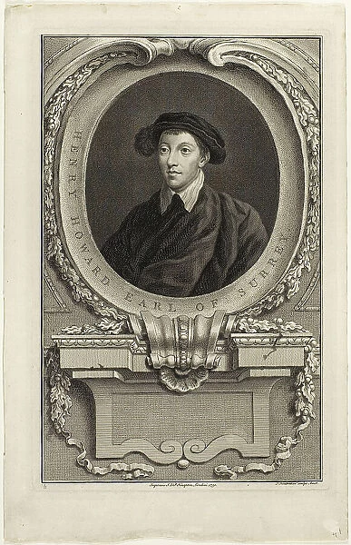 Henry Howard, Earl of Surrey, n.d. Creator: Jacobus Houbraken