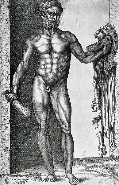 Hercules, 1548. Creator: Baccio Bandinelli