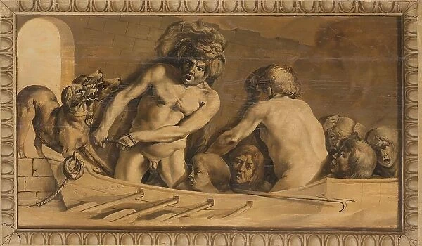 Hercules Gets Cerberus from the Underworld (Charon, the Ferryman of the Styx), 1645-1650. Creator: Jacob van Campen