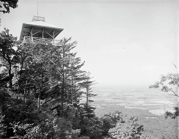 High Rock Observatory, near Pen Mar Park, view looking west, Maryland, between 1900 and 1910. Creator: Unknown