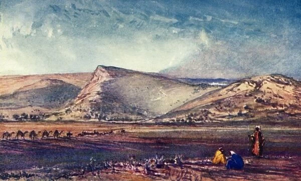 The Hills Round Nazareth from the Plain of Esdraelon, 1902. Creator: John Fulleylove