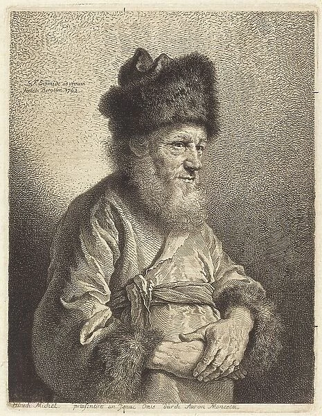Hirsch Michel, 1762. Creator: Georg Friedrich Schmidt