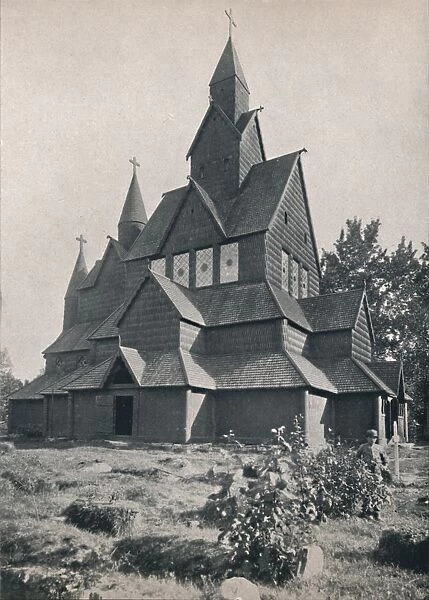 Hitterdal Timber Church, 1914. Creator: Unknown