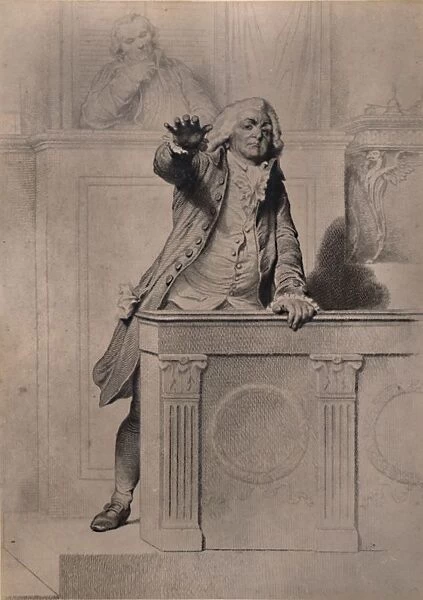 Honore Gabriel Riqueti, Count of Mirabeau, French revolutionary leader 19th century (1894). Artist: Louis-Pierre Henriquel-Dupont