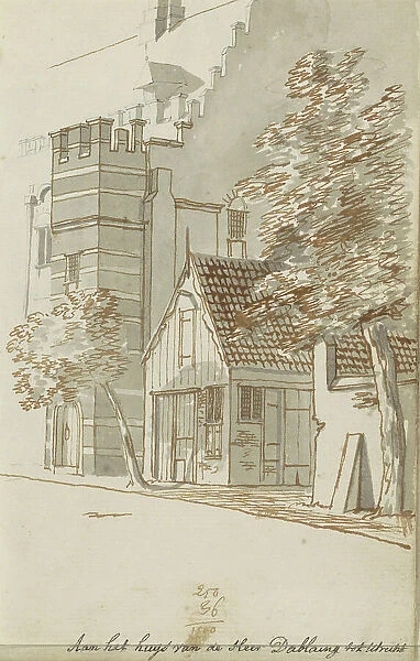 House of Mr. D'Ablaing at the Bisschopshof in Utrecht, c.1783-c.1797. Creator: Johannes Huibert Prins