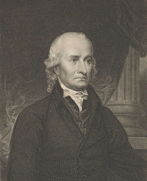 Hugh Williamson, M. D. L. L. D. (1735-1819), 1821. Creator: Asher Brown Durand