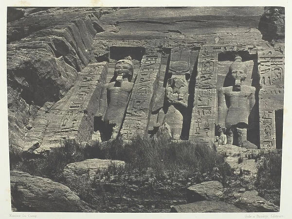 Ibsamboul, Partie Meridionale Du Speos D Hathor;Nubie, 1849  /  51, printed 1852