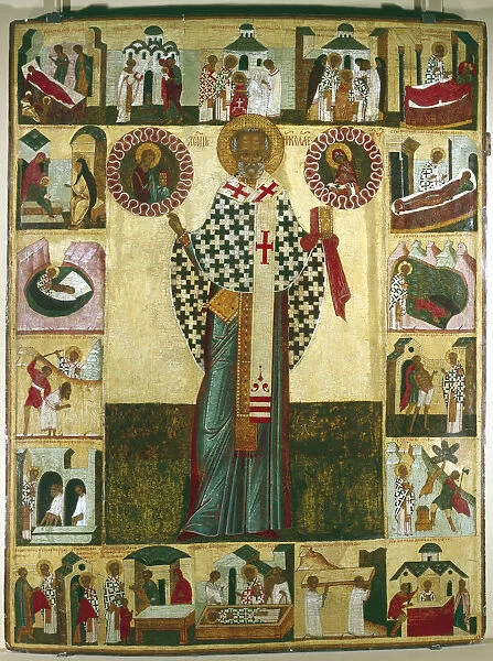 Icon of St Nicholas, Russian
