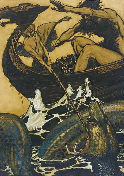 Illustration for The Edda. Artist: Rackham, Arthur (1867-1939)