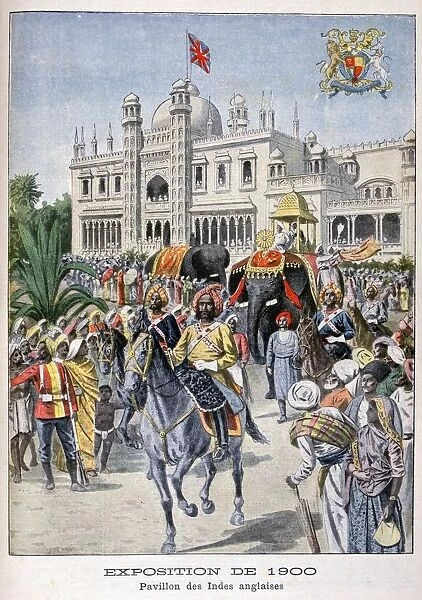 The Indian pavilion at the Universal Exhibition of 1900, Paris, 1900