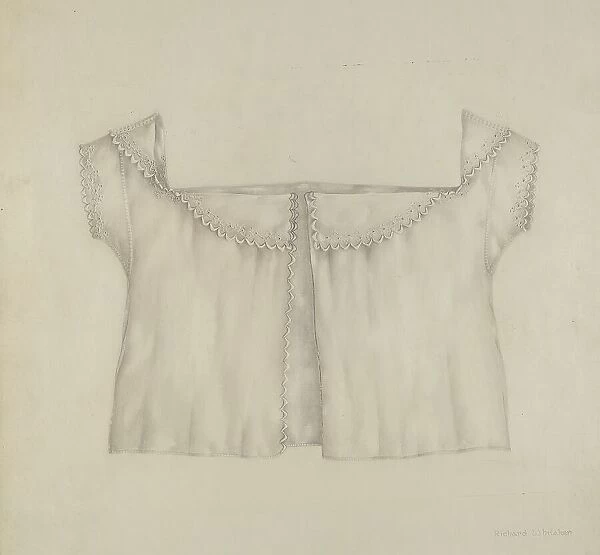 Infant's Shirt, c. 1937. Creator: Richard Whitaker