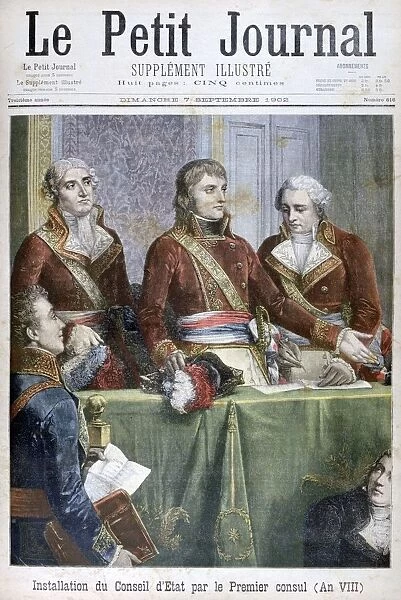 The Installation of the Council of State by the First Consul Napoleon, 1799 (1902)