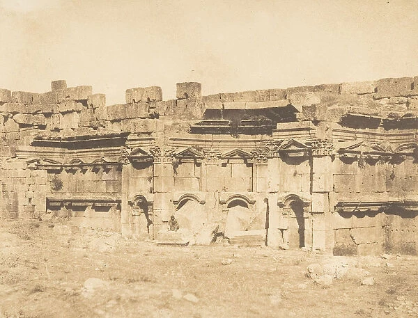 Interieur de l enceinte du Temple de Baalbek (Heliopolis), September 15, 1850