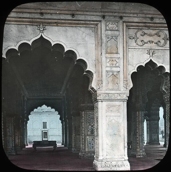 Interior of the Diwan-i-Khas, Red Fort, Delhi, India, late 19th or early 20th century