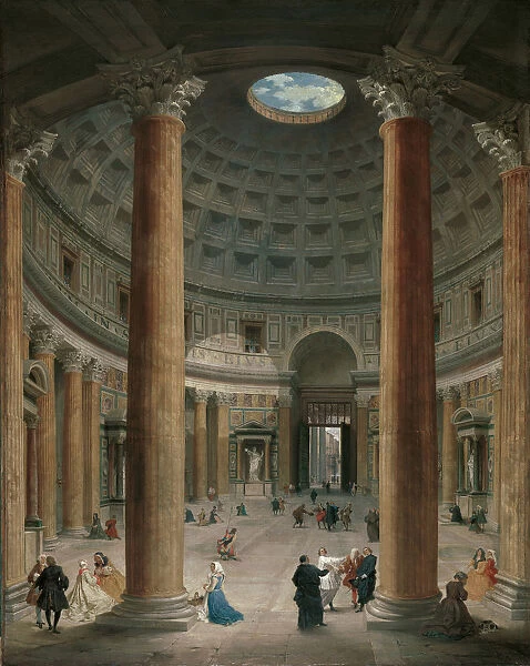 Interior of the Pantheon, Rome, 1735