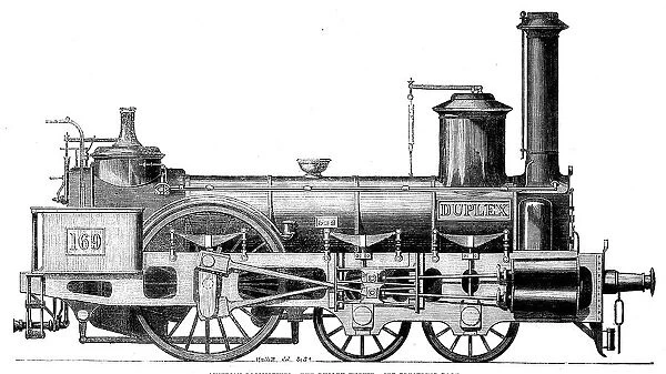 The International Exhibition: Austrian locomotives - the Duplex engine, 1862. Creator: Mallett