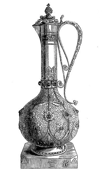 The International Exhibition: mediaeval claret-jug by Messrs. Hardman and Co... 1862. Creator: Unknown