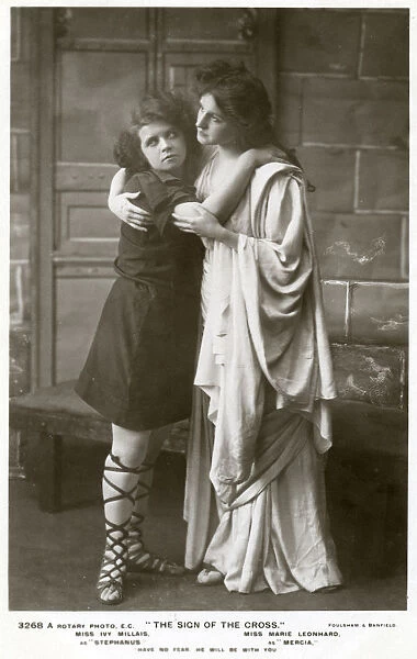 Ivy Millais and Marie Leonhard, actresses, c1900s(?). Artist: Foulsham and Banfield