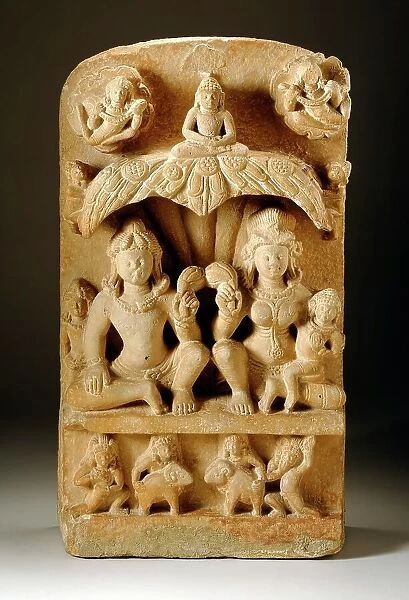 A Jain Family Group, between c.550 and c.600. Creator: Unknown